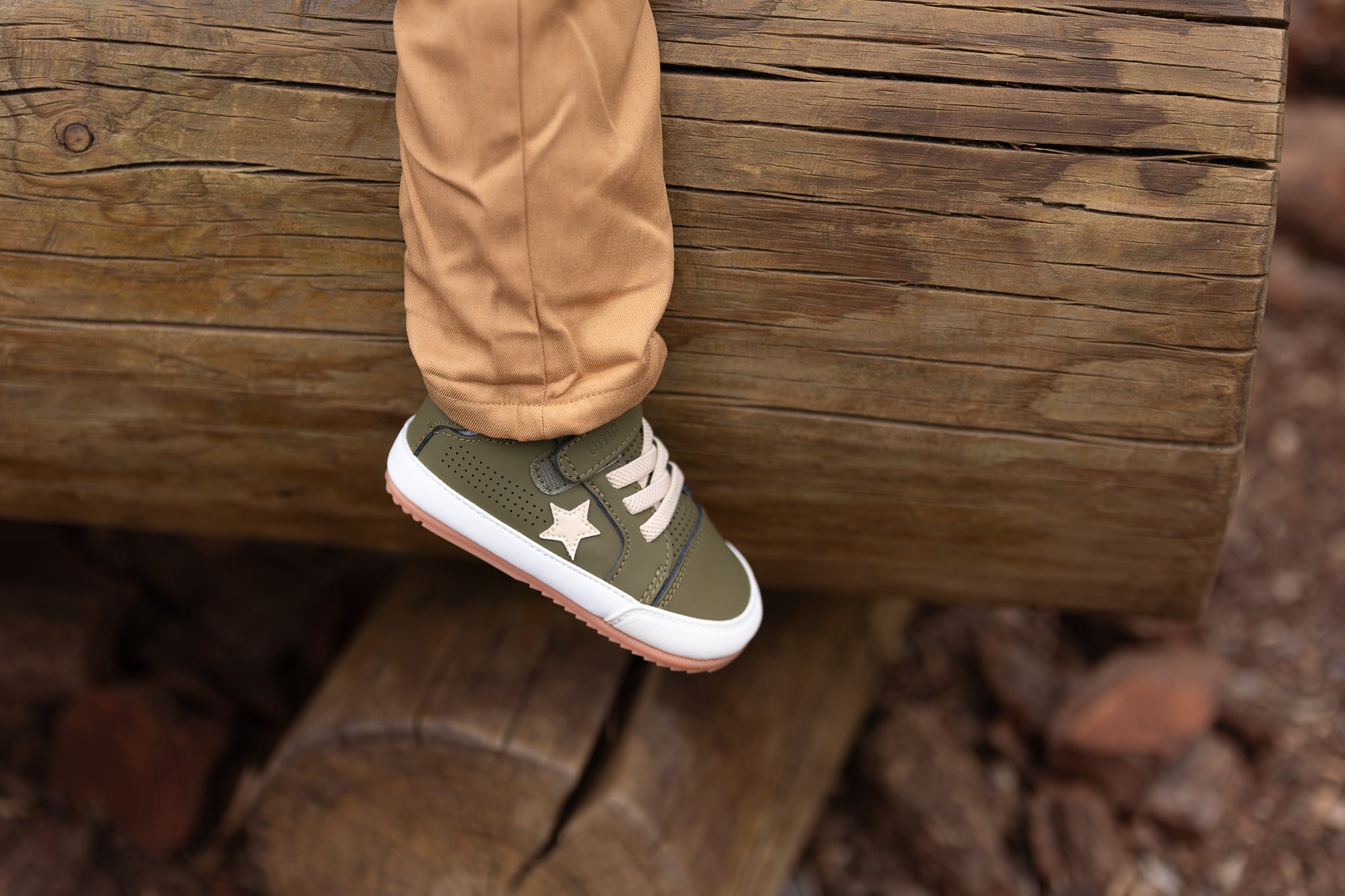 Cloud Star Verde Militar/Beige - Baby