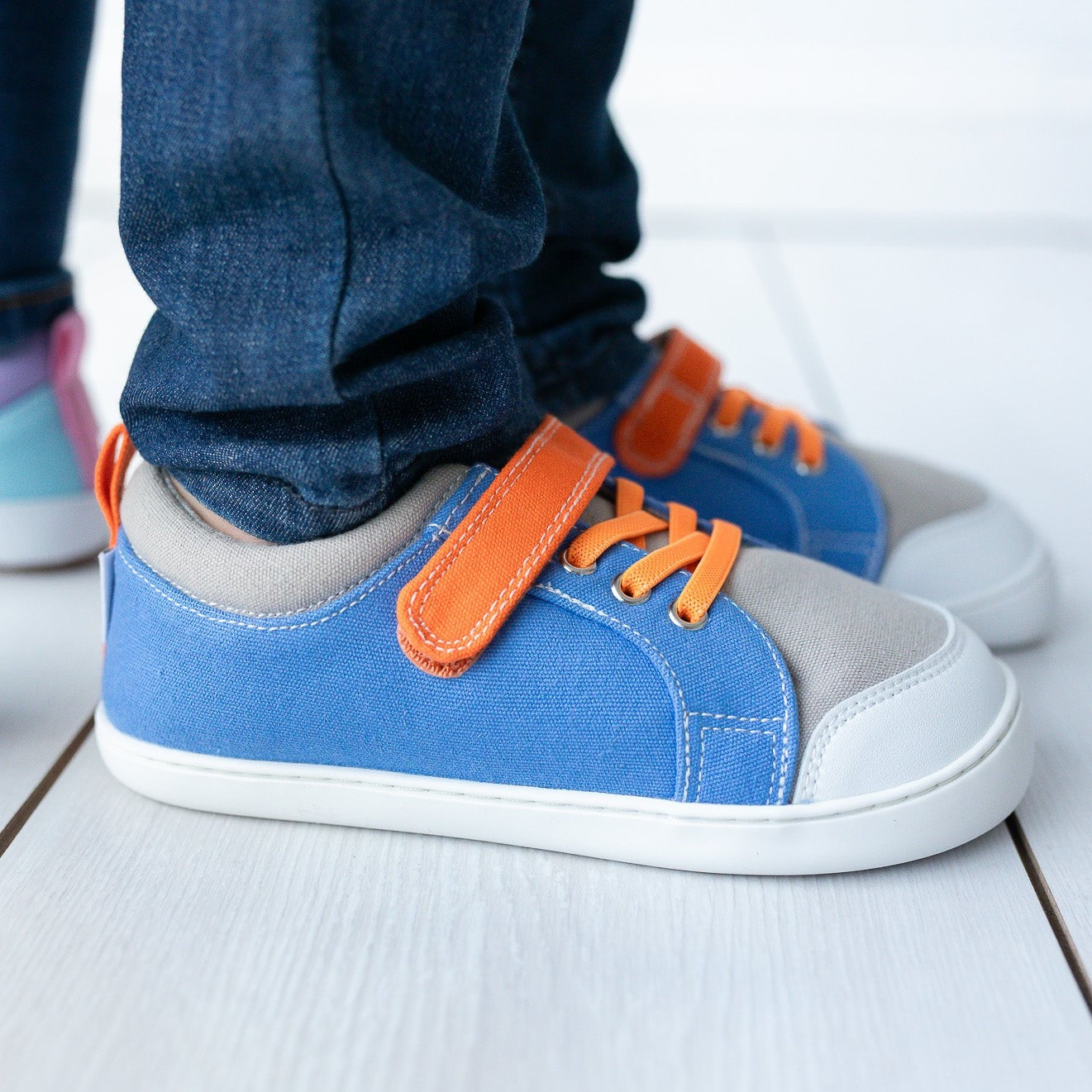 Cotton Colors Azul/Naranja - Kids