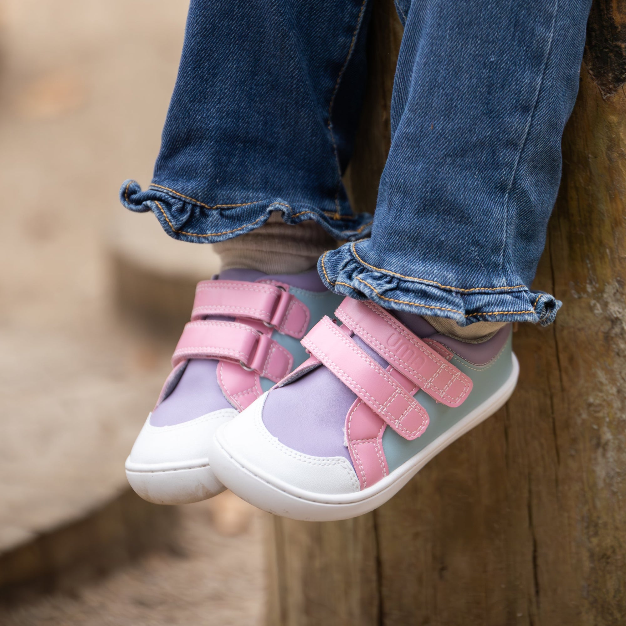 Leaf Colors Celeste/Rosado Pastel - Kids