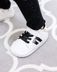 Zapatilla Cloud Rainbow Negro Glitter - Baby