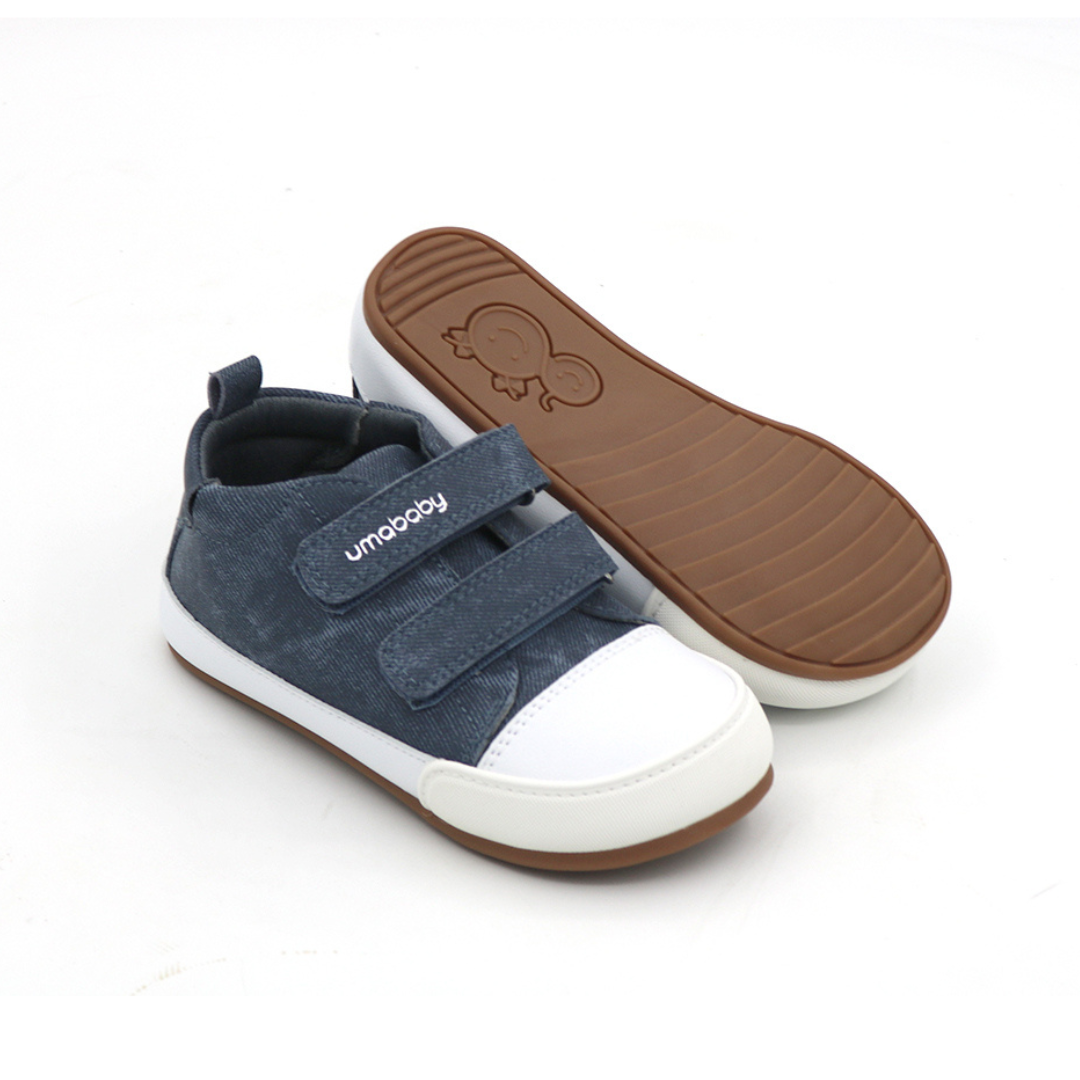 Leaf Denim Azul - Toddler