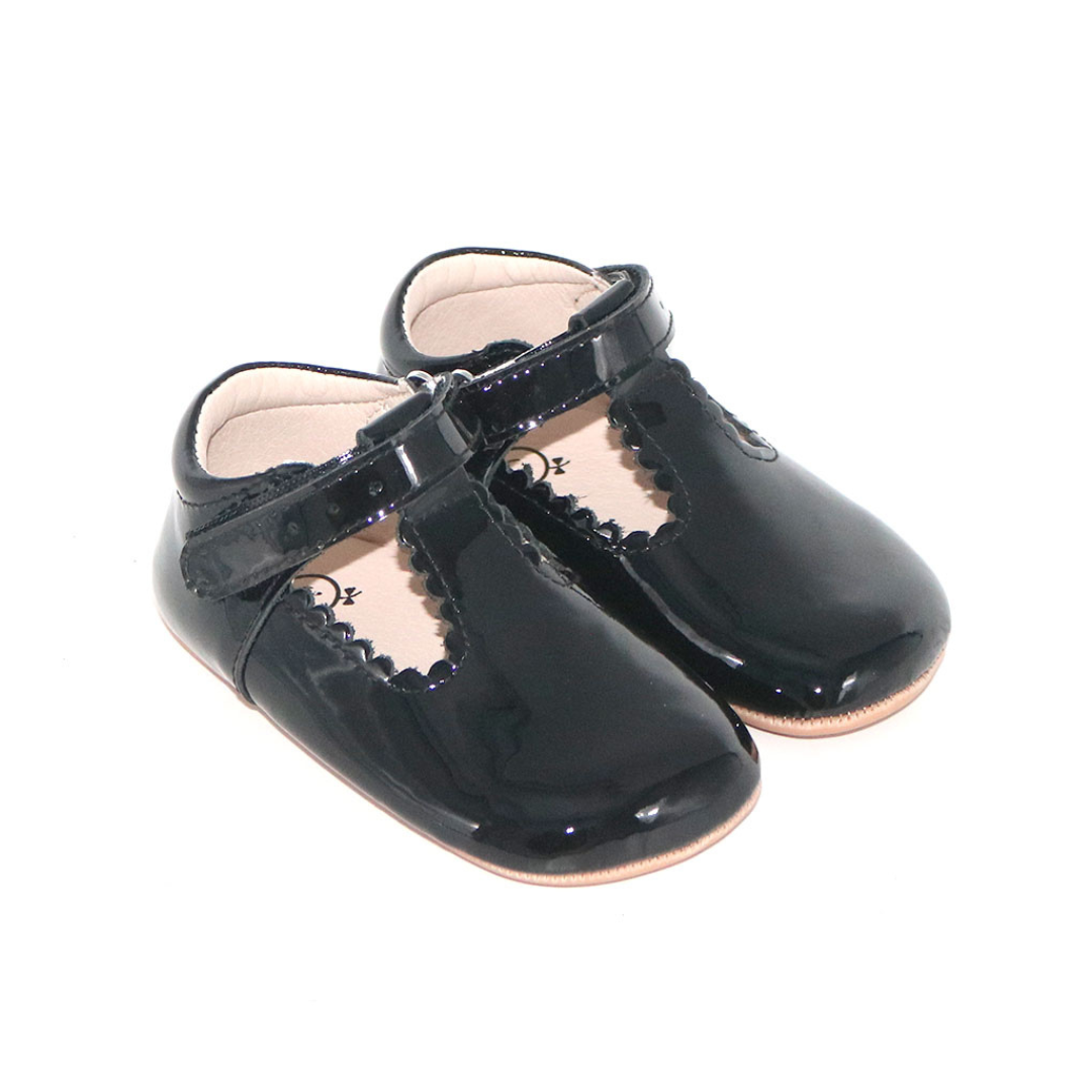 Tbar Vuelos Charol Negro - Toddler