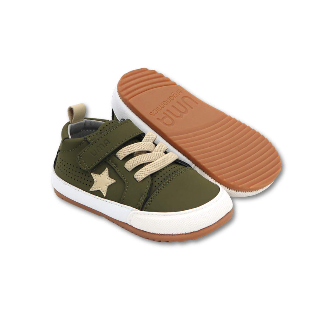 Cloud Star Verde Militar/Beige - Baby