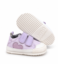 Leaf Heart Lila Glitter - Baby