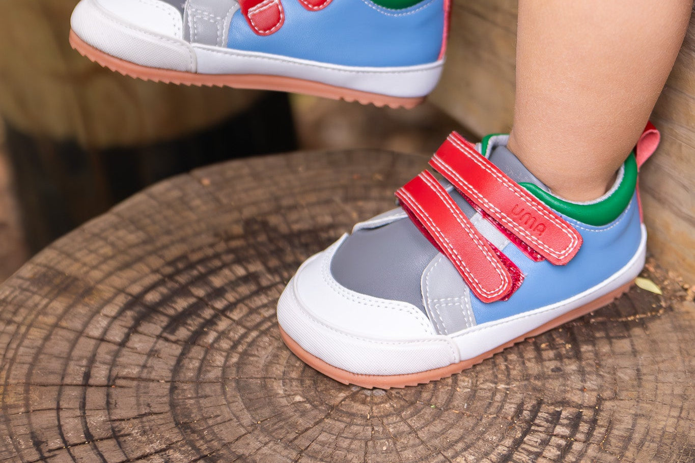 Leaf Colors Rojo/Gris - Toddler
