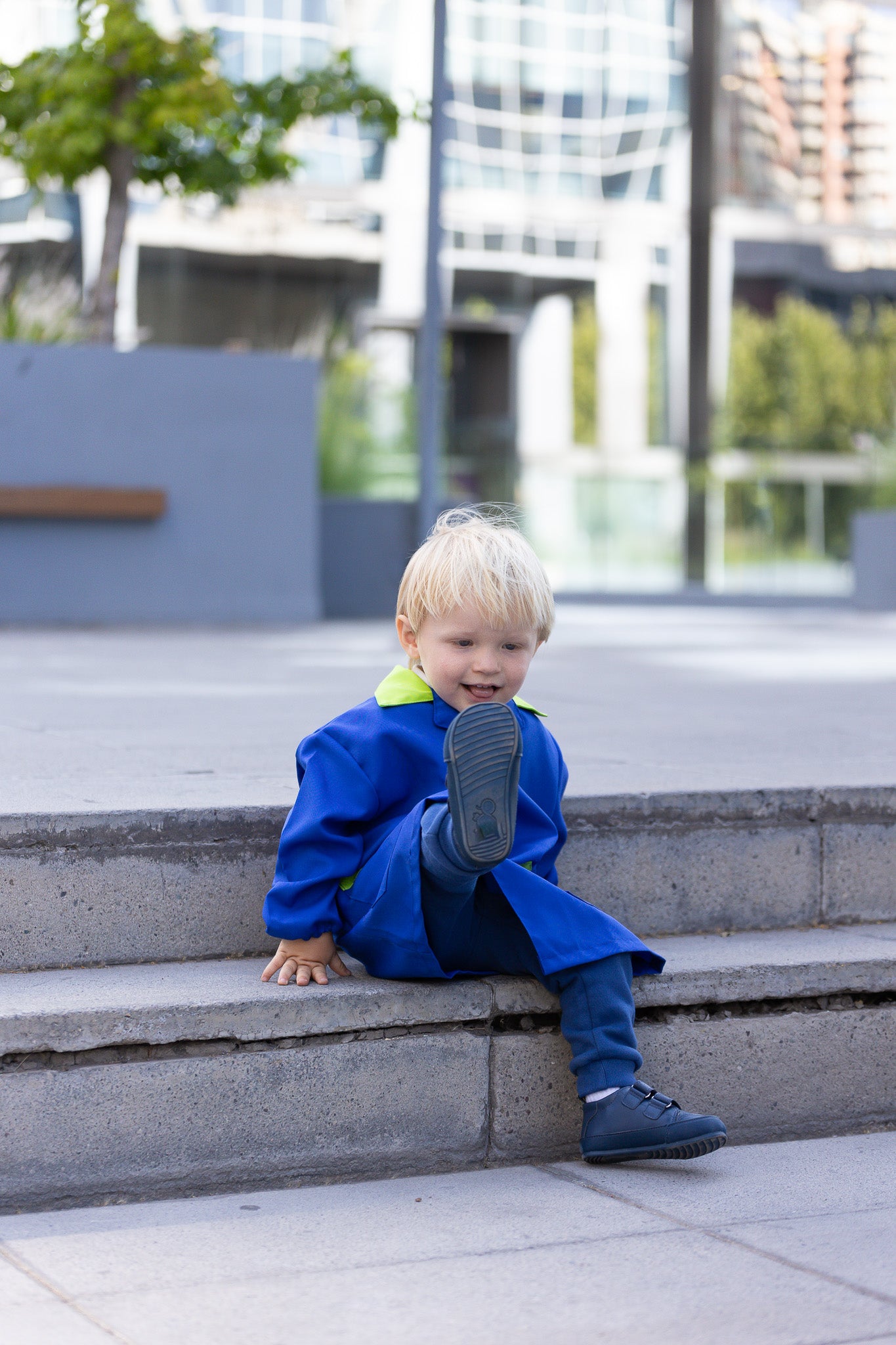 Leaf School Azul Marino - Toddler