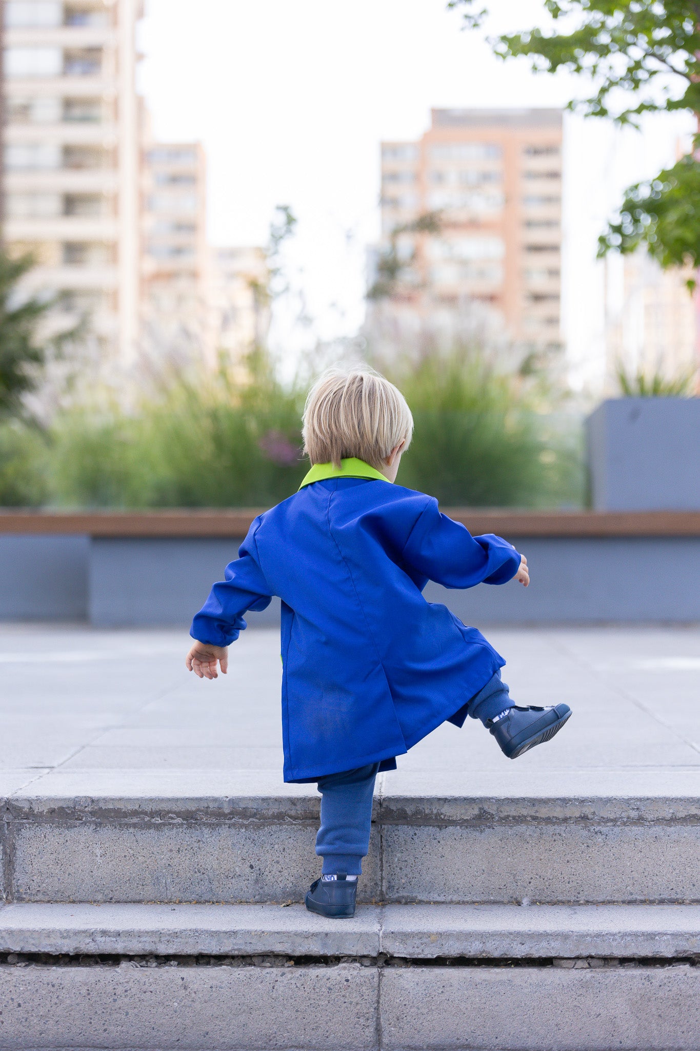 Leaf School Azul Marino - Toddler