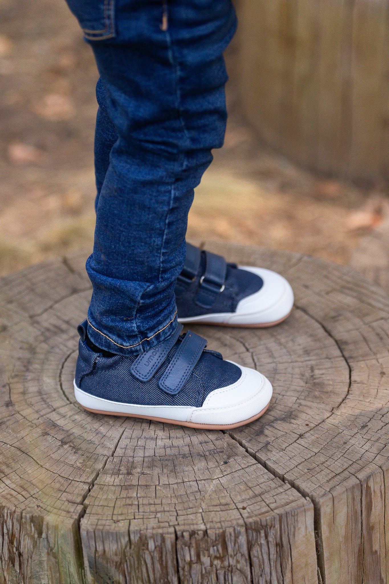 Leaf Denim Azul - Baby