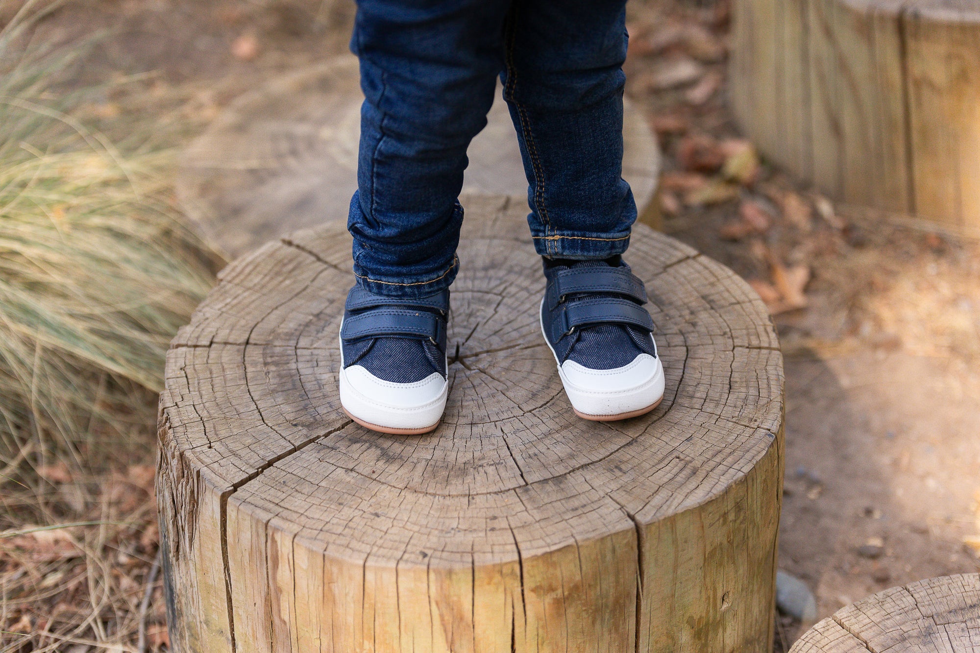 Leaf Denim Azul - Baby
