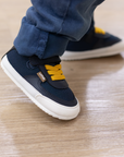 Air Retro Azul Marino/Amarillo - Baby