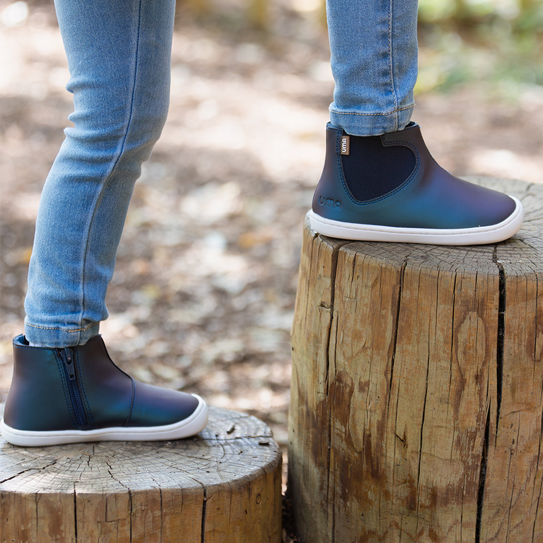 Chelsea Heart Azul Metalizado - Toddler