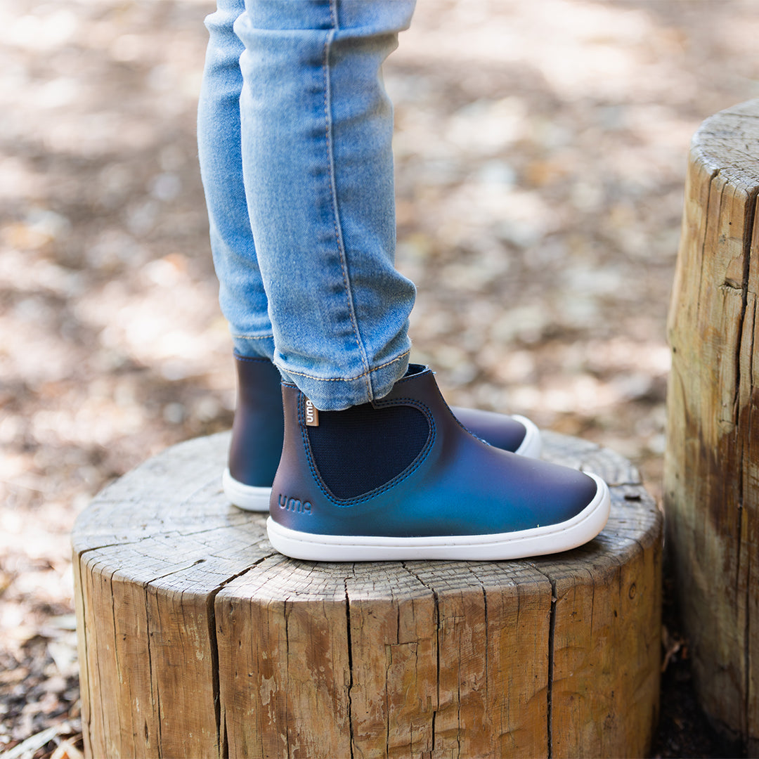 Chelsea Heart Azul Metalizado - Toddler