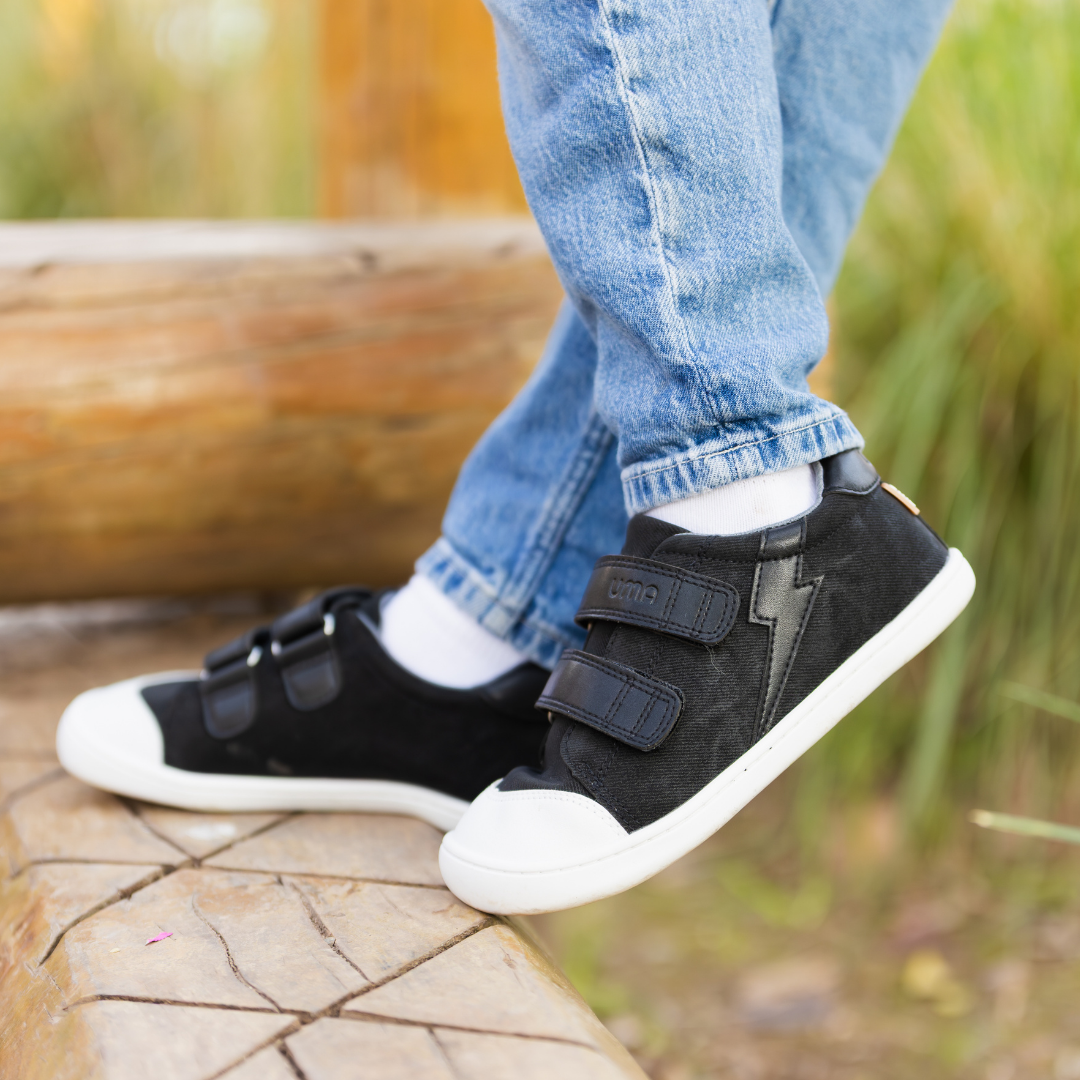 Leaf Thunder Denim Negro - Kids