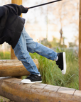 Zapatilla Leaf Thunder Denim Negro - Kids