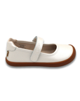Mercedita barefoot ergonomica blanco perla para ninos vista frontal
