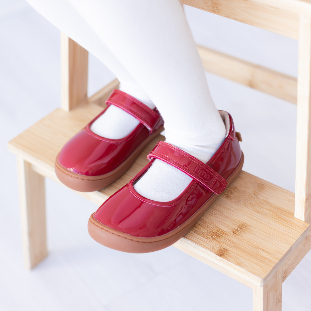 Mercedita Charol Rojo - Toddler