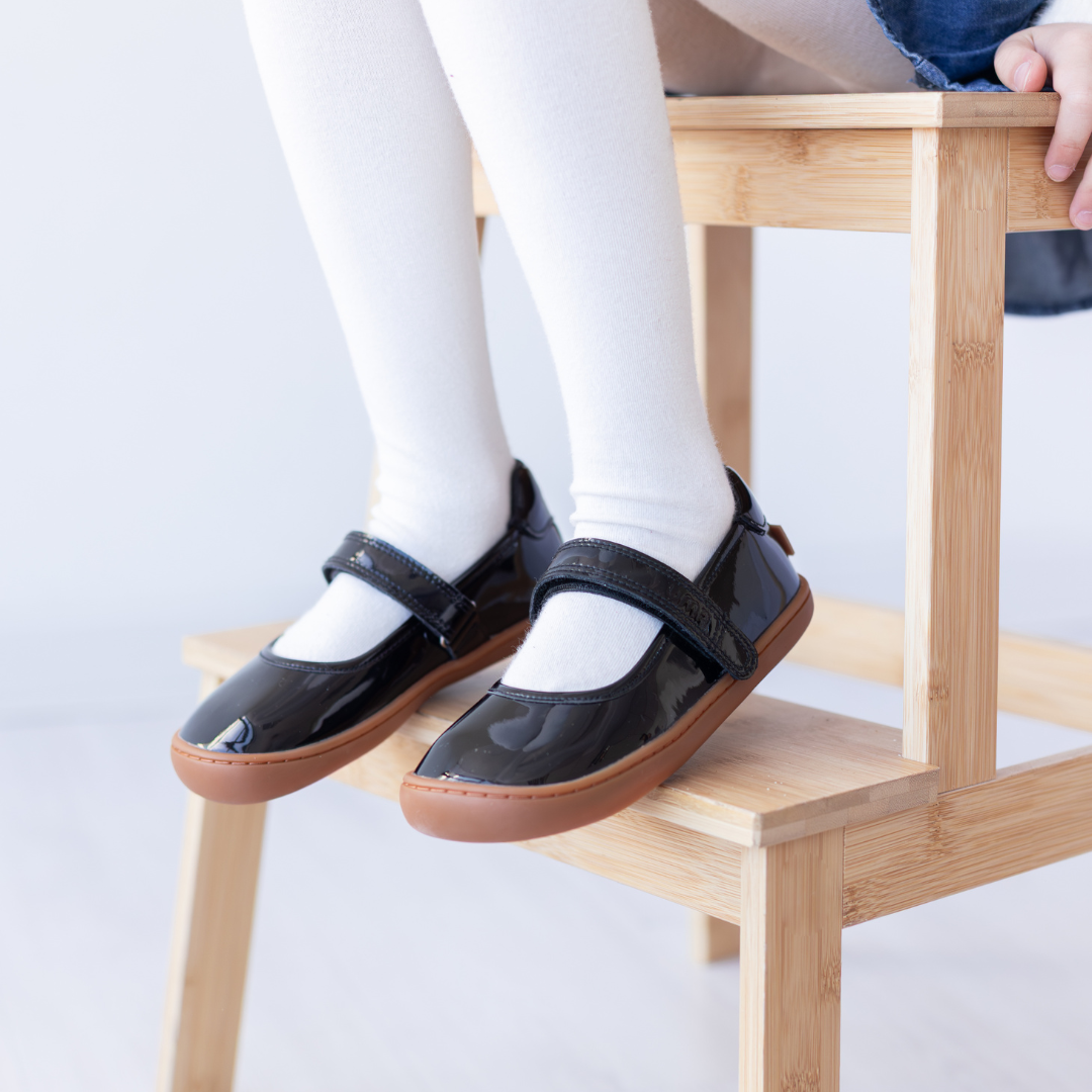 Mercedita Charol Negro - Toddler