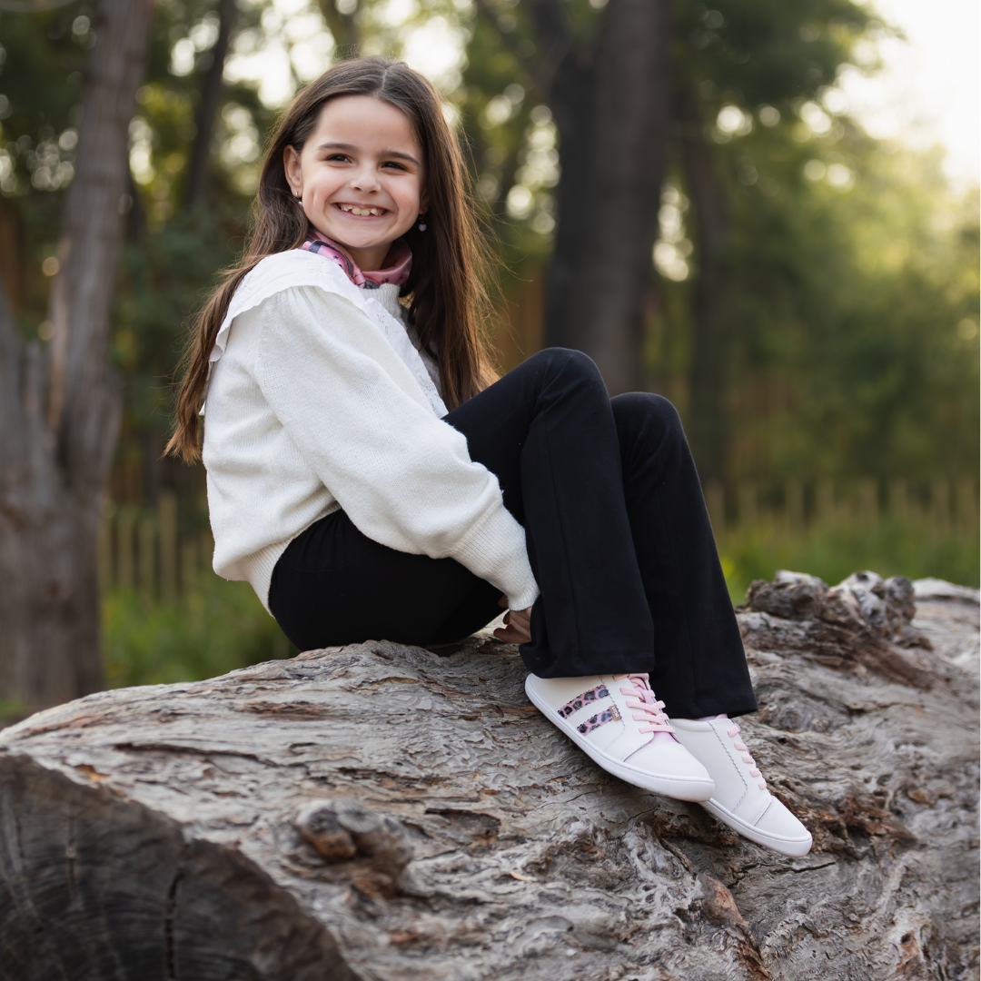 Cloud Rainbow Animal Print Rosa - Teen