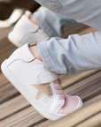 Cloud Superstar Rosa/Gold Glitter - Toddler