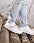 Cloud Superstar Rosa/Gold Glitter - Toddler