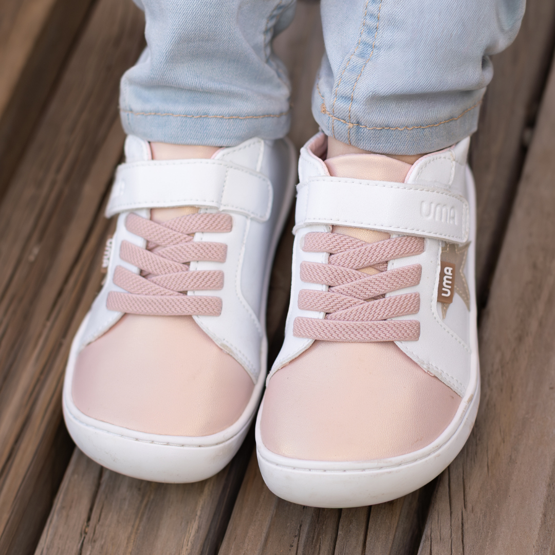 Cloud Superstar Rosa/Gold Glitter - Toddler