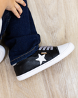 Zapatilla Cloud Star Negro/Blanco - Toddler