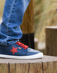 Zapatilla Cloud Star Azul/Rojo - Teen