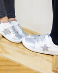 Zapatilla Cloud Superstar Silver Glitter - Toddler