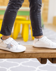 Zapatilla Cloud Superstar Silver Glitter - Kids