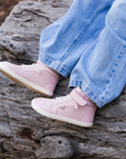 Zapatilla Caña Alta Flow Rosa - Kids