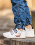Zapatilla Leaf Heart Grafito/Rosa Metalizado - Toddler