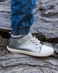 Zapatilla Caña Alta Wave Grafito Metalizado - Toddler