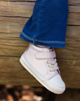 Zapatilla Caña Alta Wave Rosa Gold - Baby