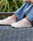 Zapatilla Caña Alta Wave Rosa Gold - Kids