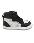 Zapatilla Caña Alta Flow Negro/Blanco - Toddler