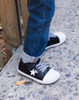 Zapatilla Cloud Star Negro/Blanco - Toddler