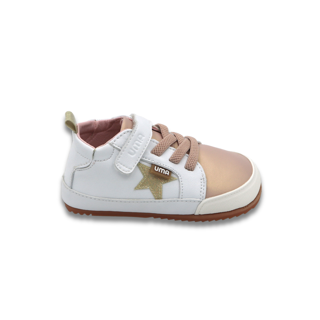 Cloud Superstar Rosa/Gold Glitter - Baby