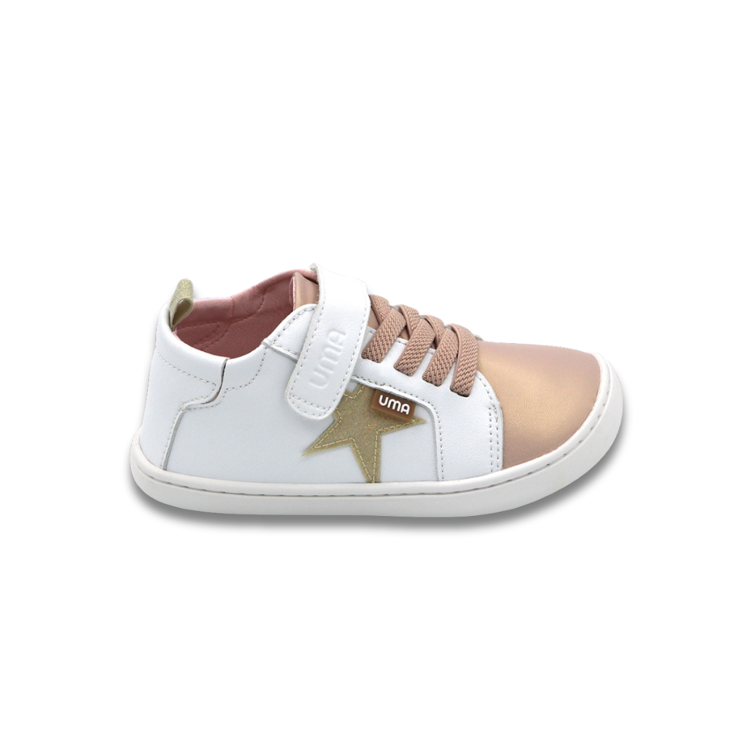 Cloud Superstar Rosa/Gold Glitter - Toddler