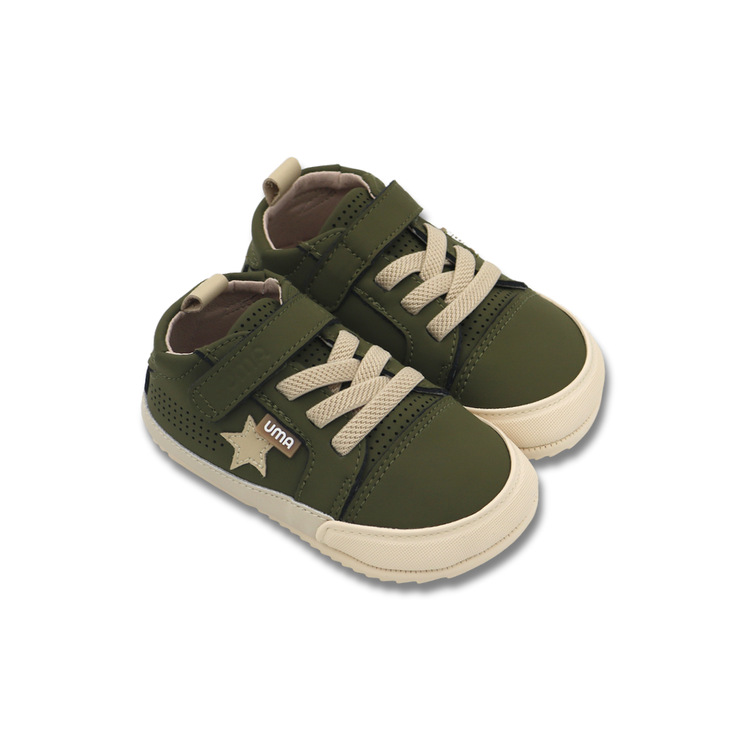 Cloud Star Verde Militar/Beige - Baby