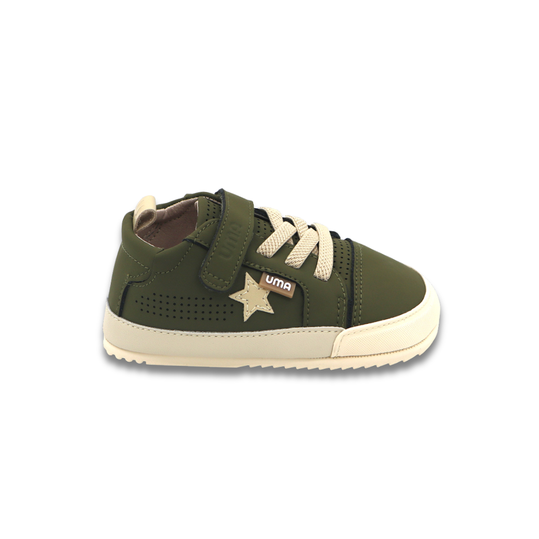 Cloud Star Verde Militar/Beige - Baby