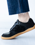 Zapatilla Retro Animal Print Negro - Adulto