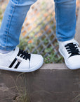 Zapatilla Cloud Rainbow Negro/Blanco - Toddler