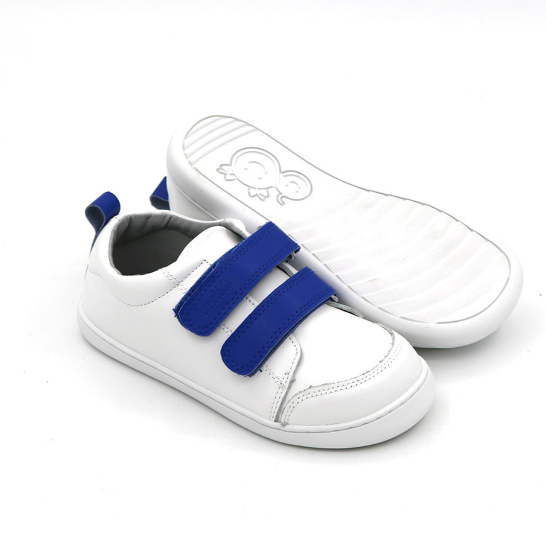 Leaf Blanca Velcro Azul - Kids