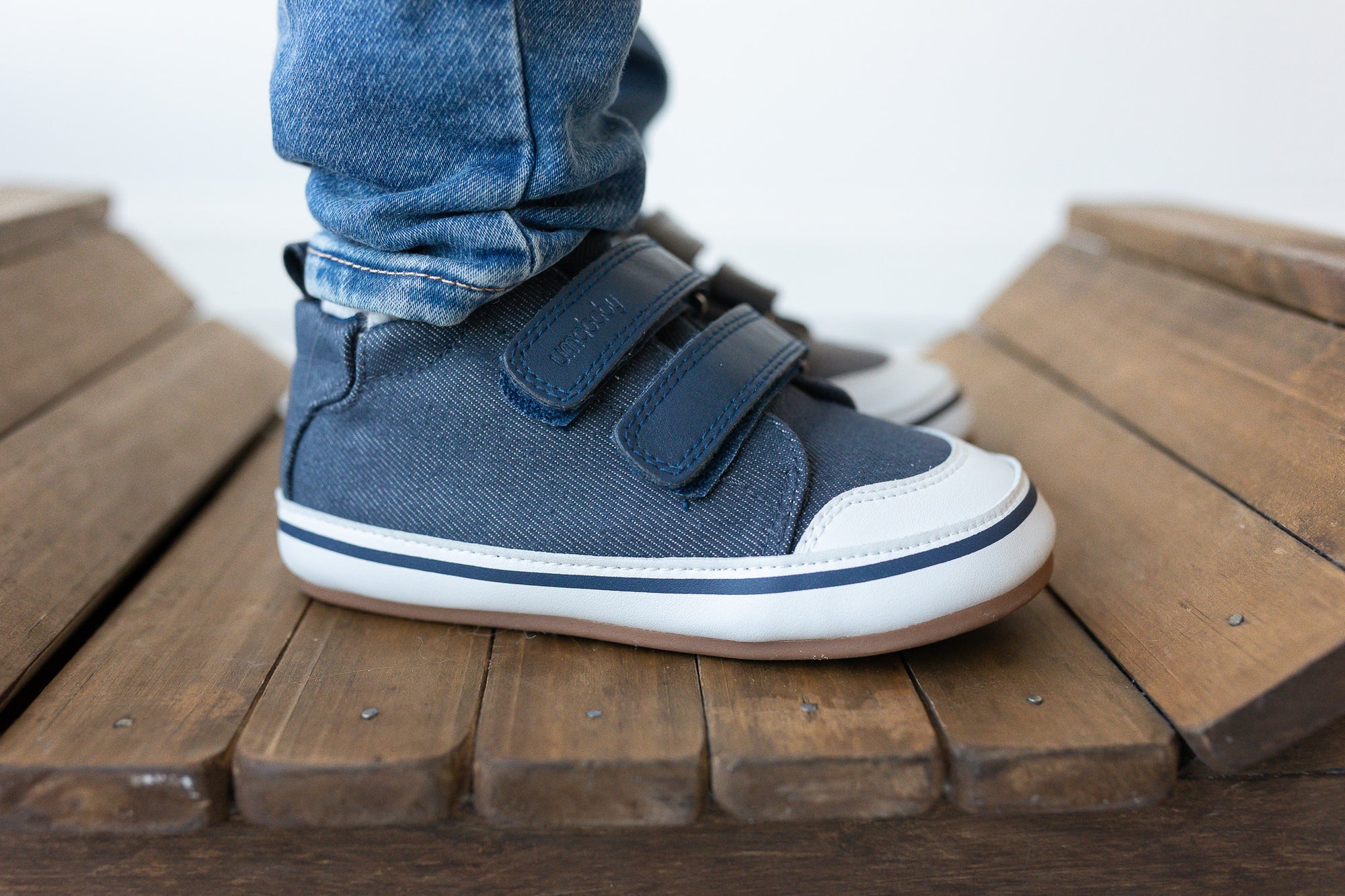 Leaf Denim Winter Azul - Toddler