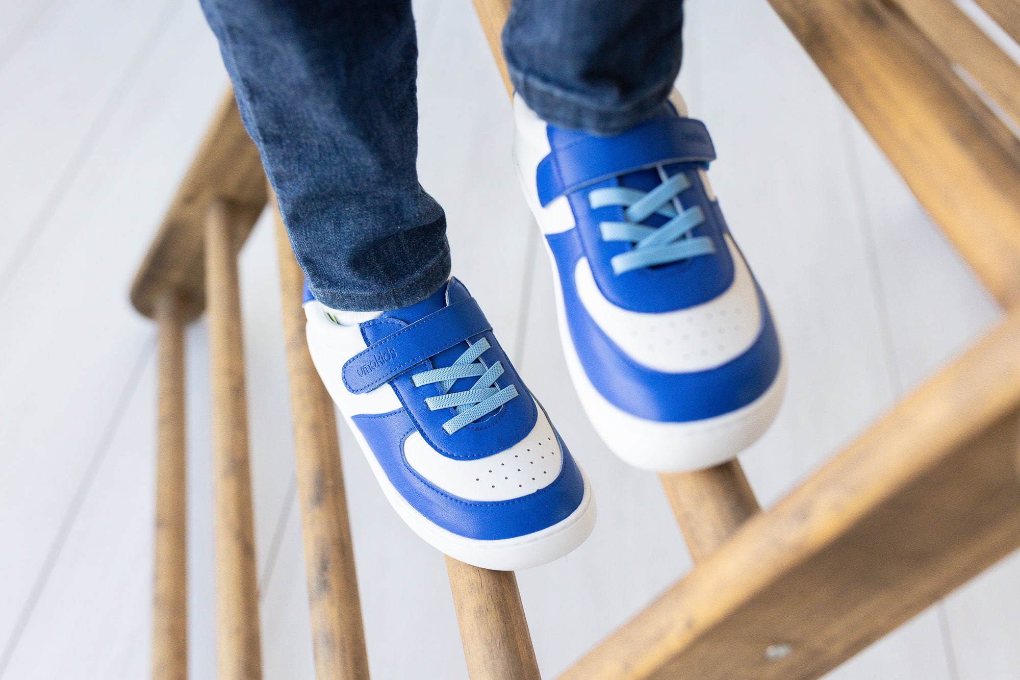 Retro Blanco/Azul - Kids
