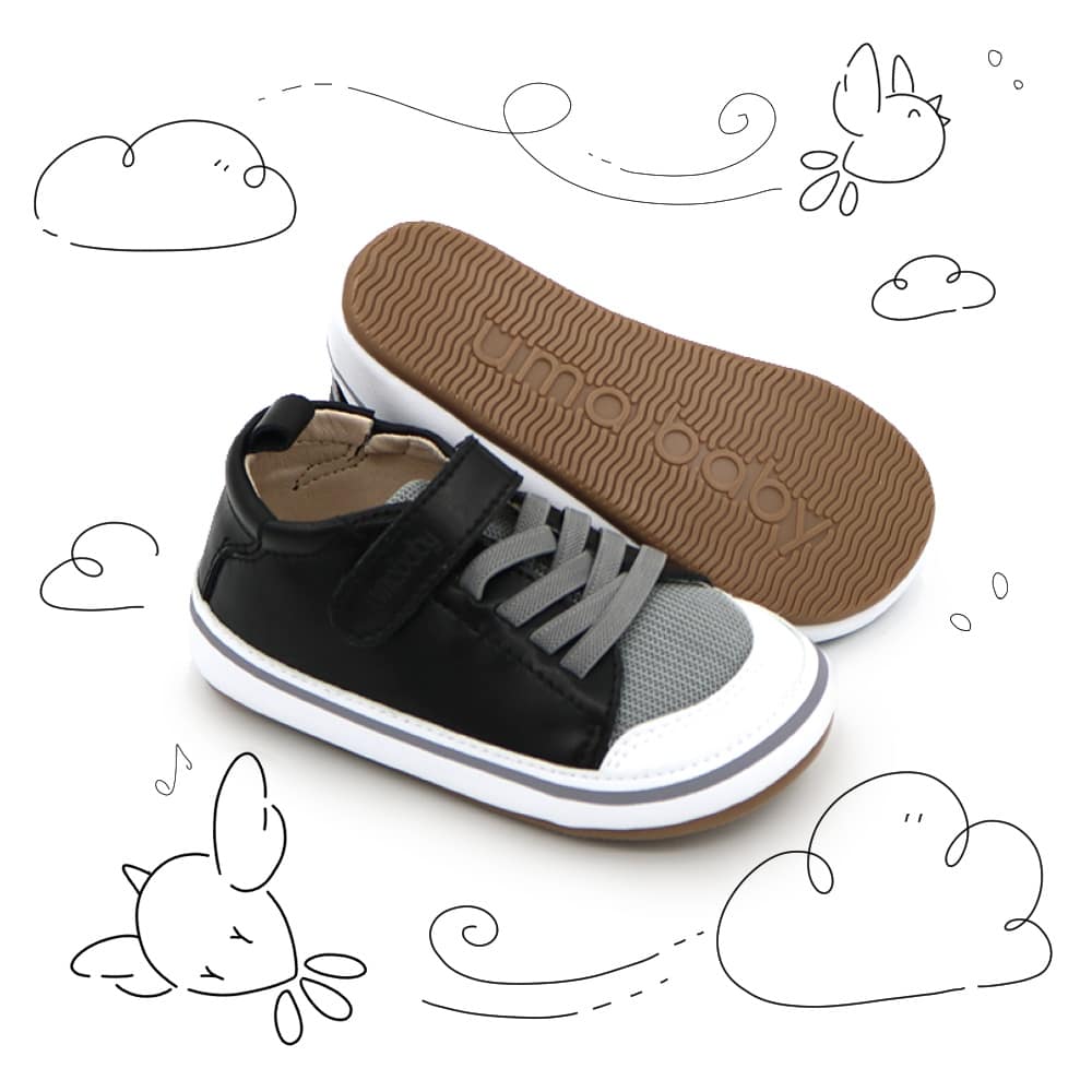 Cloud Air Negra/Gris - Toddler