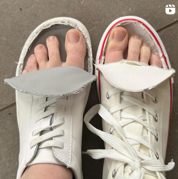 Zapato versus tradicional