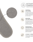 Plantilla Cuero Natural + Carbono Activo - Baby