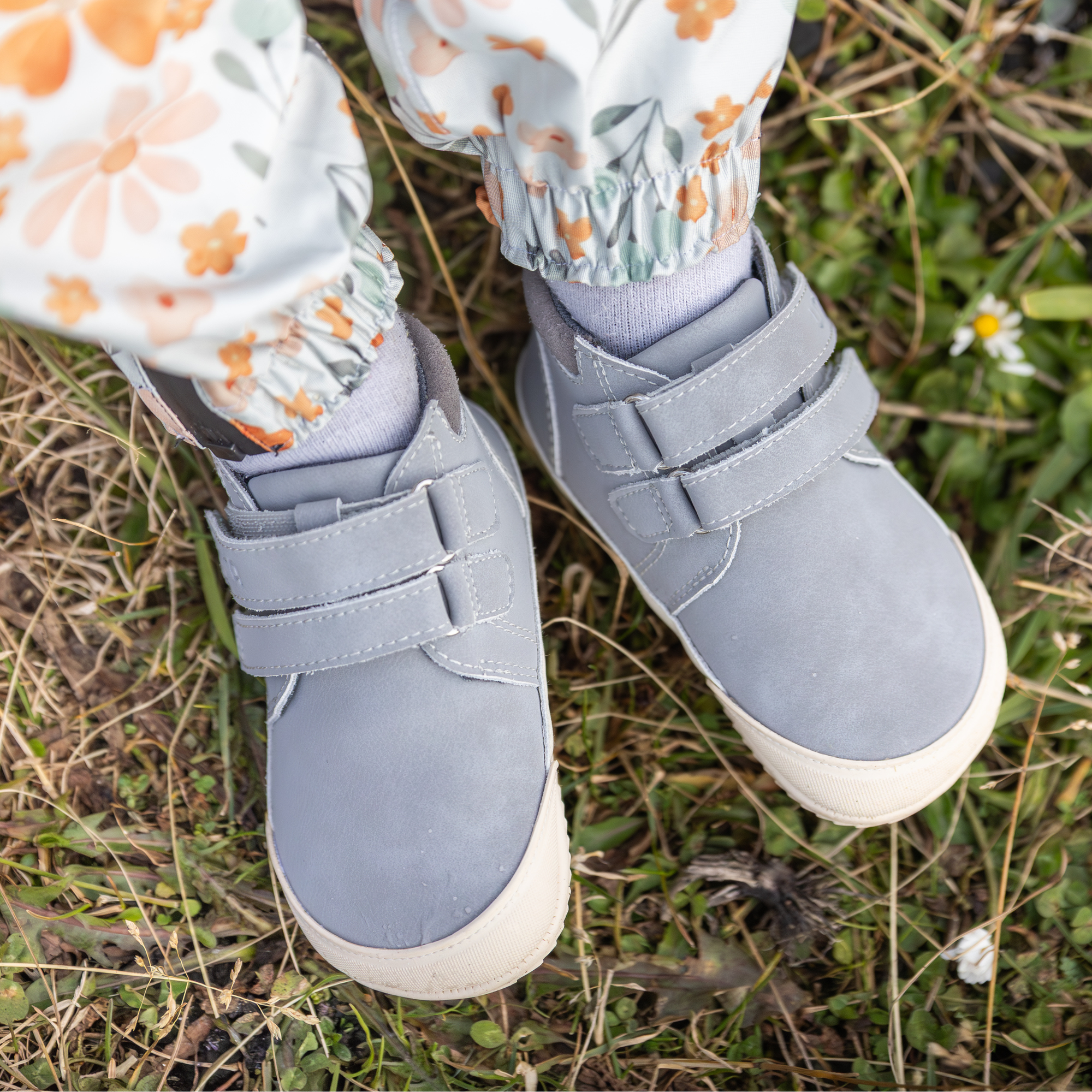 Zapatilla Caña Alta Rain Gris - Baby