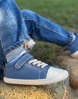 Zapatilla Caña Alta Wave Azul Francia - Kids